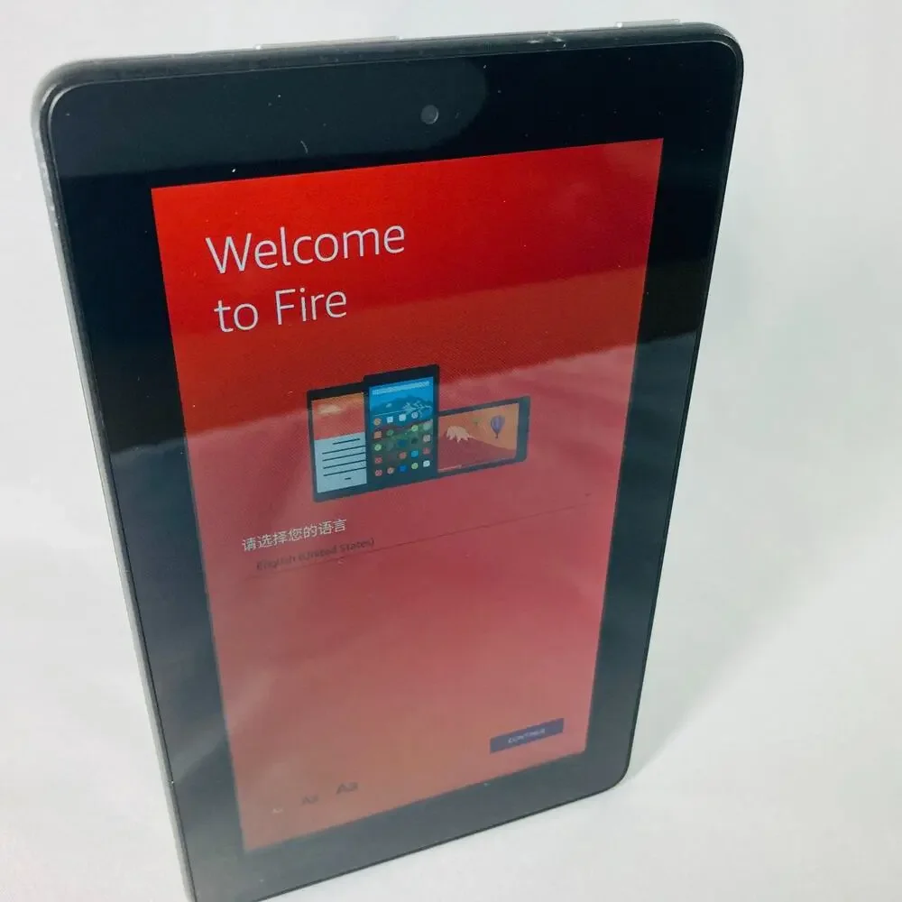 Amazon Kindle Fire 7 5th Generation - SV98LN Black E Reader Tablet - Tested
